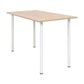 Mesa de comedor 120x60x73 cm color roble y blanco de vidaXL, Mesas de cocina y de comedor - Ref: Foro24-245728, Precio: 89,27...