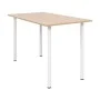 Mesa de comedor 120x60x73 cm color roble y blanco de vidaXL, Mesas de cocina y de comedor - Ref: Foro24-245728, Precio: 89,27...