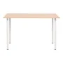 Mesa de comedor 120x60x73 cm color roble y blanco de vidaXL, Mesas de cocina y de comedor - Ref: Foro24-245728, Precio: 89,27...