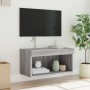 Mueble para TV con luces LED gris Sonoma 60x30x30 cm en Muebles TV | Comprar online en Foru.es
