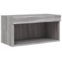 Mueble para TV con luces LED gris Sonoma 60x30x30 cm en Muebles TV | Comprar online en Foru.es