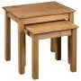 Stackable tables 2 units solid pine wood Panama Range by vidaXL, Side tables - Ref: Foro24-282676, Price: 62,71 €, Discount: %