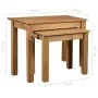 Stackable tables 2 units solid pine wood Panama Range by vidaXL, Side tables - Ref: Foro24-282676, Price: 62,71 €, Discount: %