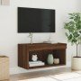 Mueble para TV con luces LED roble marrón 60x30x30 cm en Muebles TV | Comprar online en Foru.es