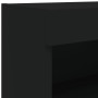 Mueble para TV con luces LED negro 80x30x30 cm en Muebles TV | Comprar online en Foru.es