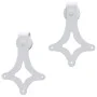 Kit herrajes para puertas correderas de acero blanco 183 cm de vidaXL, Marcos de puertas - Ref: Foro24-151703, Precio: 71,24 ...