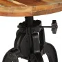 Mesa auxiliar madera reciclada y hierro fundido 45x(45-62) cm de vidaXL, Mesas auxiliares - Ref: Foro24-247588, Precio: 163,7...
