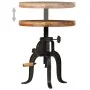 Mesa auxiliar madera reciclada y hierro fundido 45x(45-62) cm de vidaXL, Mesas auxiliares - Ref: Foro24-247588, Precio: 163,7...