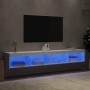 Muebles de TV con luces LED 2 uds blanco 100x30x30 cm en Muebles TV | Comprar online en Foru.es