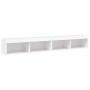 Muebles de TV con luces LED 2 uds blanco 100x30x30 cm en Muebles TV | Comprar online en Foru.es