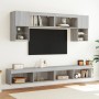 Mueble para TV con luces LED gris Sonoma 100x30x30 cm en Muebles TV | Comprar online en Foru.es