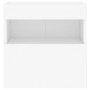 Muebles de TV de pared con luces LED 2 uds blanco 40x30x40 cm en Muebles TV | Comprar online en Foru.es