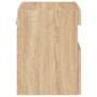 Muebles de TV de pared luces LED 2 uds roble Sonoma 40x30x40 cm en Muebles TV | Comprar online en Foru.es