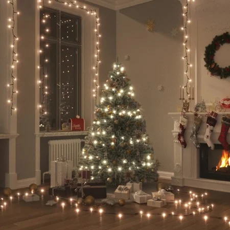 Tira de luces con 1000 LEDs 100 m 8 efectos de luz IP44 blanco cálido de vidaXL, Luces de Navidad - Ref: Foro24-50696, Precio...