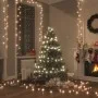 Tira de luces con 1000 LEDs 100 m 8 efectos de luz IP44 blanco cálido de vidaXL, Luces de Navidad - Ref: Foro24-50696, Precio...