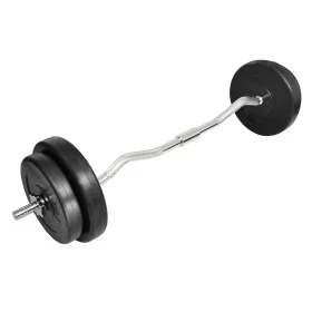 Barra de Curl 30Kg de vidaXL, Peso libre - Ref: Foro24-90373, Precio: 77,19 €, Descuento: %