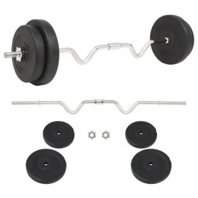 Juego de pesas 30 kg de vidaXL, Peso libre - Ref: Foro24-91399, Precio: 79,71 €, Descuento: %