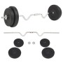 Juego de pesas 30 kg de vidaXL, Peso libre - Ref: Foro24-91399, Precio: 81,30 €, Descuento: %