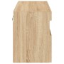 Mueble de TV de pared con luces LED roble Sonoma 80x30x40 cm en Muebles TV | Comprar online en Foru.es