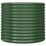 Jardinera de acero con recubrimiento en polvo verde 80x80x68 cm de vidaXL, Maceteros y jardineras - Ref: Foro24-318858, Preci...