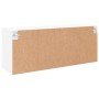 Mueble de TV de pared con luces LED blanco 100x30x40 cm en Muebles TV | Comprar online en Foru.es