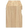 Mueble de TV de pared con luces LED roble Sonoma 100x30x40 cm en Muebles TV | Comprar online en Foru.es