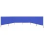 Paravientos de playa de 6 paneles tela azul celeste 800x120 cm de vidaXL, Sombrillas - Ref: Foro24-47179, Precio: 72,99 €, De...