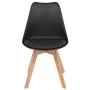 Esszimmerstühle 4 Einheiten aus schwarzem Kunststoff von vidaXL, Essstühle - Ref: Foro24-244788, Preis: 218,86 €, Rabatt: %