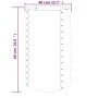 Jardinera de acero con recubrimiento en polvo verde 40x40x68 cm de vidaXL, Maceteros y jardineras - Ref: Foro24-318848, Preci...