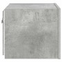 Mueble de TV de pared con luces LED gris hormigón 30,5x35x30 cm en Muebles TV | Comprar online en Foru.es