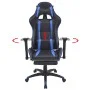 Silla de oficina racing reclinable con reposapiés azul de vidaXL, Sillas de oficina - Ref: Foro24-20166, Precio: 229,88 €, De...