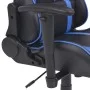 Silla de oficina racing reclinable con reposapiés azul de vidaXL, Sillas de oficina - Ref: Foro24-20166, Precio: 229,88 €, De...