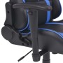 Silla de oficina racing reclinable con reposapiés azul de vidaXL, Sillas de oficina - Ref: Foro24-20166, Precio: 233,81 €, De...