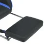 Silla de oficina racing reclinable con reposapiés azul de vidaXL, Sillas de oficina - Ref: Foro24-20166, Precio: 229,88 €, De...