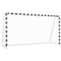 Portería de fútbol metal blanco y negro 300x160x90 cm de vidaXL, Porterías de fútbol - Ref: Foro24-91953, Precio: 133,02 €, D...