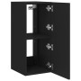 Mueble de TV de pared con luces LED negro 30,5x35x70 cm en Muebles TV | Comprar online en Foru.es