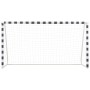 Portería de fútbol metal blanco y negro 300x160x90 cm de vidaXL, Porterías de fútbol - Ref: Foro24-91953, Precio: 133,02 €, D...