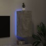 Mueble de TV de pared con luces LED gris hormigón 30,5x35x70 cm en Muebles TV | Comprar online en Foru.es
