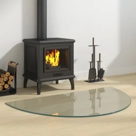 Glasplatte für halbrunden Kamin 1000x600 mm von vidaXL, Glas - Ref: Foro24-324112, Preis: 54,99 €, Rabatt: %