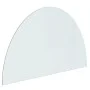 Glasplatte für halbrunden Kamin 1000x600 mm von vidaXL, Glas - Ref: Foro24-324112, Preis: 54,99 €, Rabatt: %