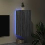 Mueble de TV de pared con luces LED gris Sonoma 30,5x35x70 cm en Muebles TV | Comprar online en Foru.es