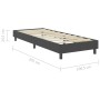 Estructura de cama Box Spring tela gris 100x200 cm de vidaXL, Camas y somieres - Ref: Foro24-287454, Precio: 109,63 €, Descue...