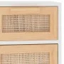 Aparador madera maciza pino y ratán natural blanco 60x30x75 cm de vidaXL, Aparadores - Ref: Foro24-345636, Precio: 127,09 €, ...