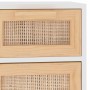 Aparador madera maciza pino y ratán natural blanco 60x30x75 cm de vidaXL, Aparadores - Ref: Foro24-345636, Precio: 136,28 €, ...