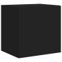 Mueble de TV de pared con luces LED negro 40,5x35x40 cm en Muebles TV | Comprar online en Foru.es