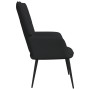 Sillón de relax con reposapiés tela negro de vidaXL, Sillones - Ref: Foro24-327958, Precio: 120,29 €, Descuento: %