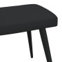 Sillón de relax con reposapiés tela negro de vidaXL, Sillones - Ref: Foro24-327958, Precio: 120,29 €, Descuento: %
