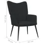 Relax armchair with black fabric footrest by vidaXL, Armchairs - Ref: Foro24-327958, Price: 118,43 €, Discount: %