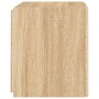 Muebles de TV pared luces LED 2 uds roble Sonoma 40,5x35x40 cm en Muebles TV | Comprar online en Foru.es