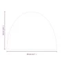 Glasplatte für halbrunden Kamin 800x600 mm von vidaXL, Glas - Ref: Foro24-324116, Preis: 54,49 €, Rabatt: %